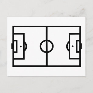 Voetbal Briefkaart