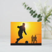 Voetbal Briefkaart (Staand voorkant)