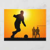Voetbal Briefkaart (Voorkant)