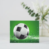 Voetbal Briefkaart (Staand voorkant)