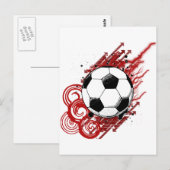 Voetbal Briefkaart (Voorkant / Achterkant)