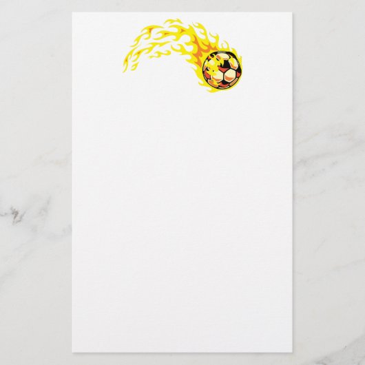 Voetbal Briefpapier (Voorkant)