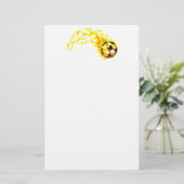 Voetbal Briefpapier (Staand voorkant)
