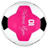 Voetbal Bright Pink voor de meisjes (Gedraaid)
