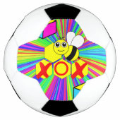 Voetbal Bumblebee Kleurrijke xoxo (Voorkant)