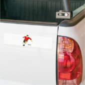 Voetbal Bumpersticker (Op Truck)