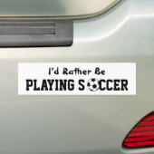 Voetbal Bumpersticker (Op auto)