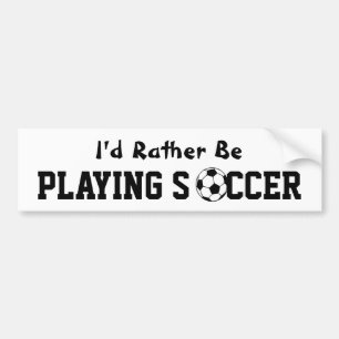 Voetbal Bumpersticker
