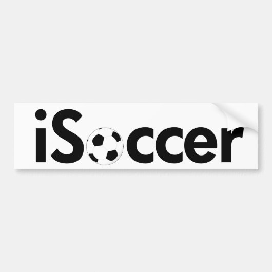 Voetbal Bumpersticker (Voorkant)