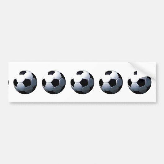Voetbal Bumpersticker (Voorkant)