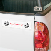 Voetbal: Bumpersticker (Op Truck)