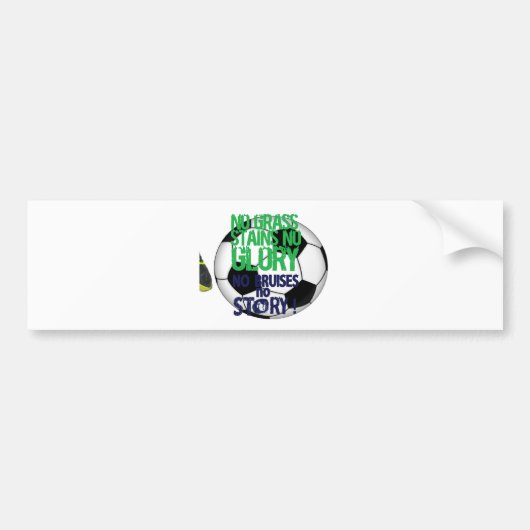 Voetbal Bumpersticker (Voorkant)
