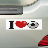 Voetbal Bumpersticker (Op auto)