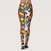 Voetbal Burst Leggings (Achterkant)