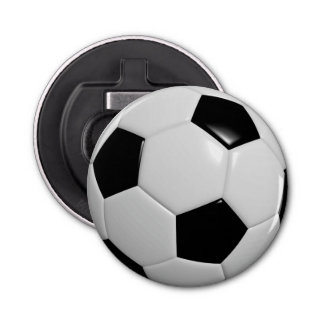 Voetbal Button Flesopener