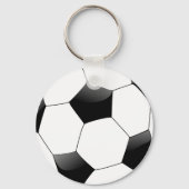 Voetbal Button Sleutelhanger (Voorkant)