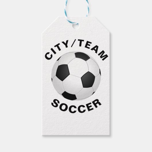 Voetbal Cadeaulabel (Voorkant)