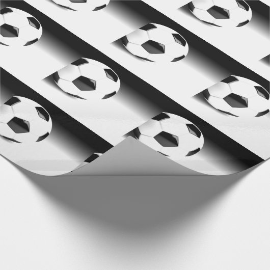 Voetbal Cadeaupapier (Hoek)