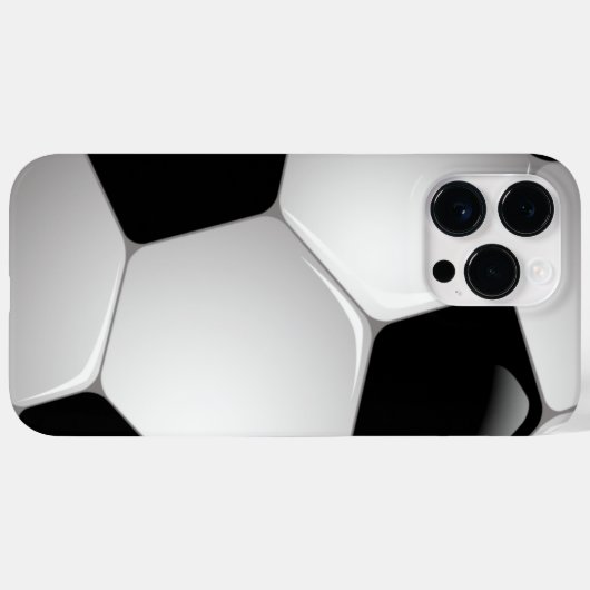 Voetbal Case-Mate iPhone Case (Achterkant (horizontaal))