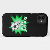 Voetbal Case-Mate iPhone Case (Achterkant (horizontaal))