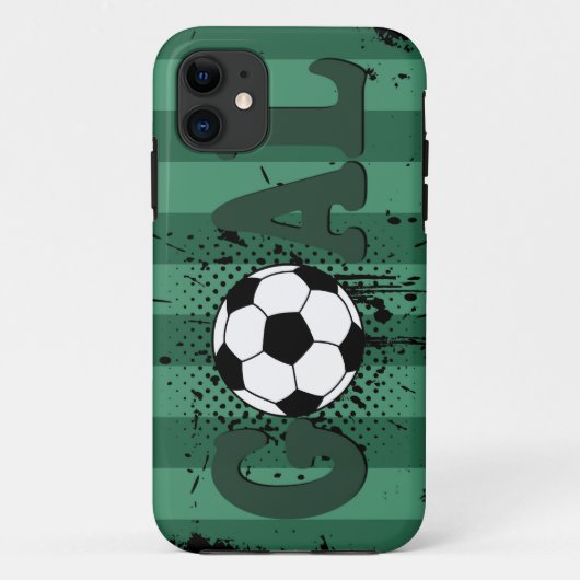 Voetbal Case-Mate iPhone Case (Achterkant)