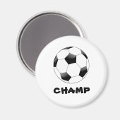 Voetbal Champ Magneet (Voorkant / Achterkant)