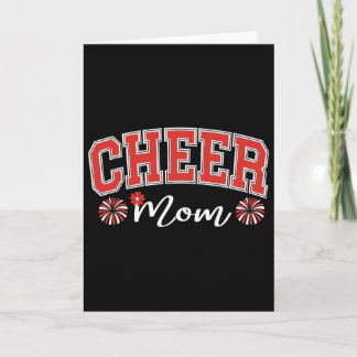 Voetbal Cheer Moeder Wedstrijd Dag Cheerleading Tr Kaart
