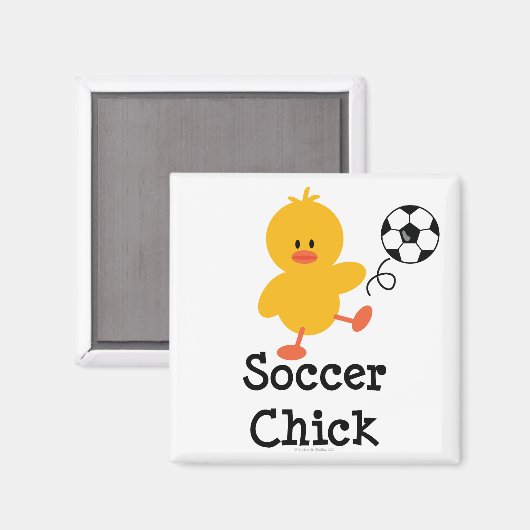 Voetbal Chick Magnet Magneet (Voorkant / Achterkant)