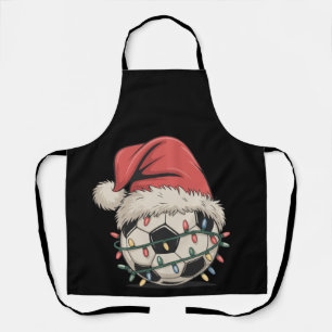 Voetbal Christmas Santa Hat Xmas Sports Schort