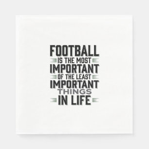 Voetbal citaat Vintage typografie shirt ontwerp_1 Servet