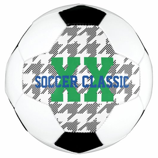 VOETBAL CLASSIC Houndstooth XX Sport Event Fun (Voorkant)