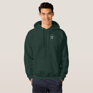 Voetbal Club Logo op achternaam 4 Motivatie woorde Hoodie