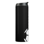 Voetbal coach Aangepast Trendy Modern Stijlvol Thermosbeker (Gedraaid links)