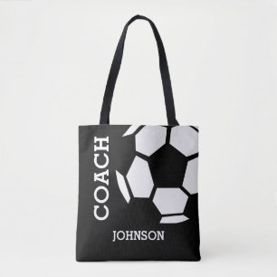 voetbal coach Aangepaste sport Modern Black Draagtas