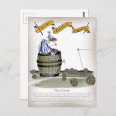 voetbal coach blauw witte strepen briefkaart (Voorkant / Achterkant)