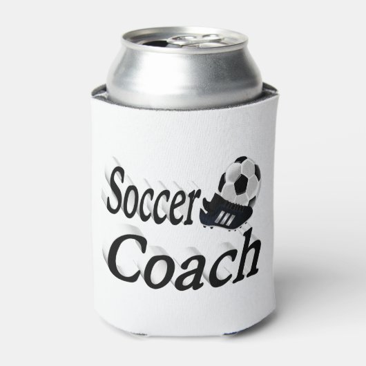 Voetbal coach blikjeskoeler (Blikje Voorkant)