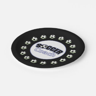 Voetbal coach Dank u, Balls Papieren Bordje