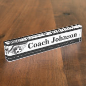 voetbal coach | DIY-naam Naambordje (Zijkant)