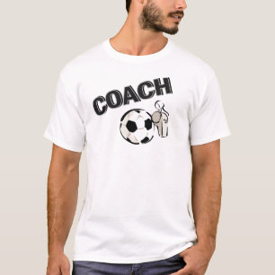 voetbal coach (fluitje/bal) t-shirt