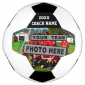 Voetbal coach geeft TEAM FOTO en coach NAAM (Voorkant)