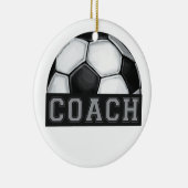 Voetbal coach keramisch ornament (Rechts)