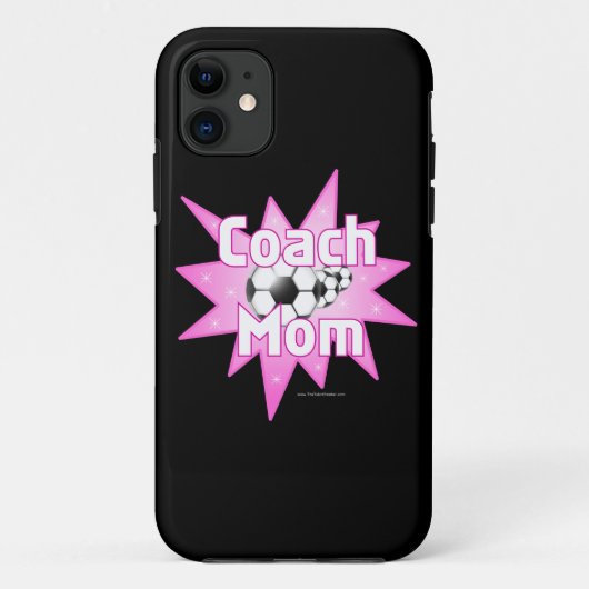 Voetbal Coach Moeder Case-Mate iPhone Case (Achterkant)