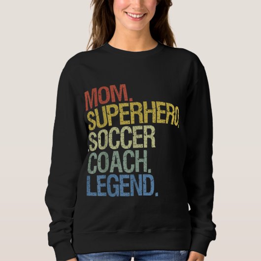 Voetbal coach moeder trui (Voorkant)
