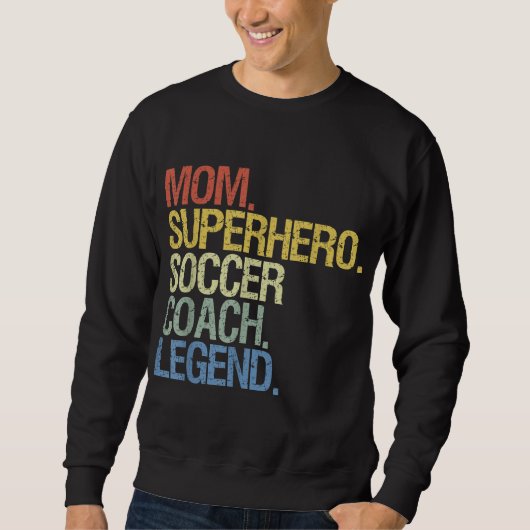 Voetbal coach moeder trui (Voorkant)