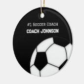 Voetbal coach nummer één gepersonaliseerd Ornament (Links)