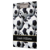 Voetbal coach op maat klembord (Links)