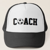Voetbal coach op maat trucker pet (Voorkant)