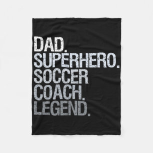 Voetbal Coach Papa Fleece Deken