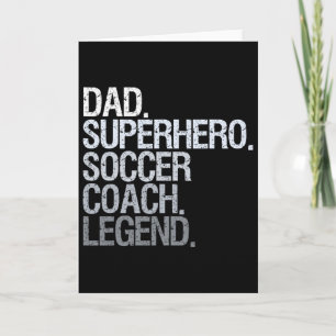 Voetbal Coach Papa Kaart