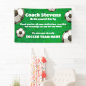 Voetbal coach Pensioen Partij Spandoek (Insitu)